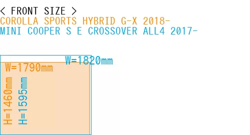 #COROLLA SPORTS HYBRID G-X 2018- + MINI COOPER S E CROSSOVER ALL4 2017-
